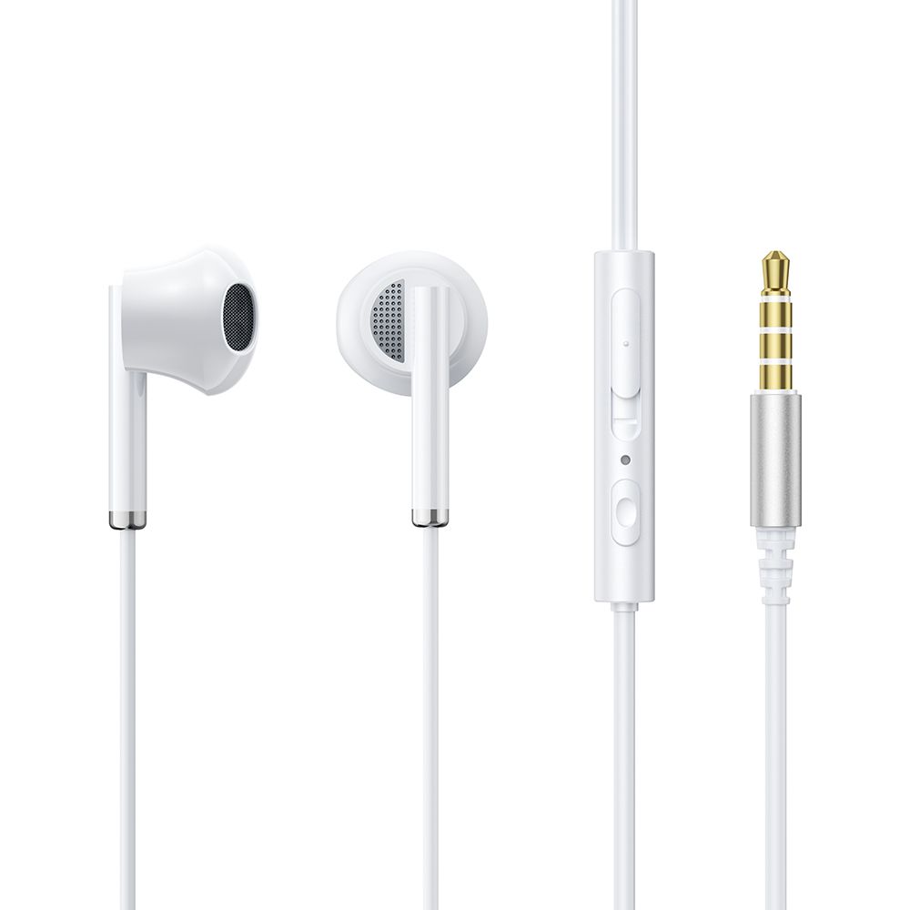 JR-EW07 Wired Series Half In-Ear Wired Earphones-with PU Storage bag